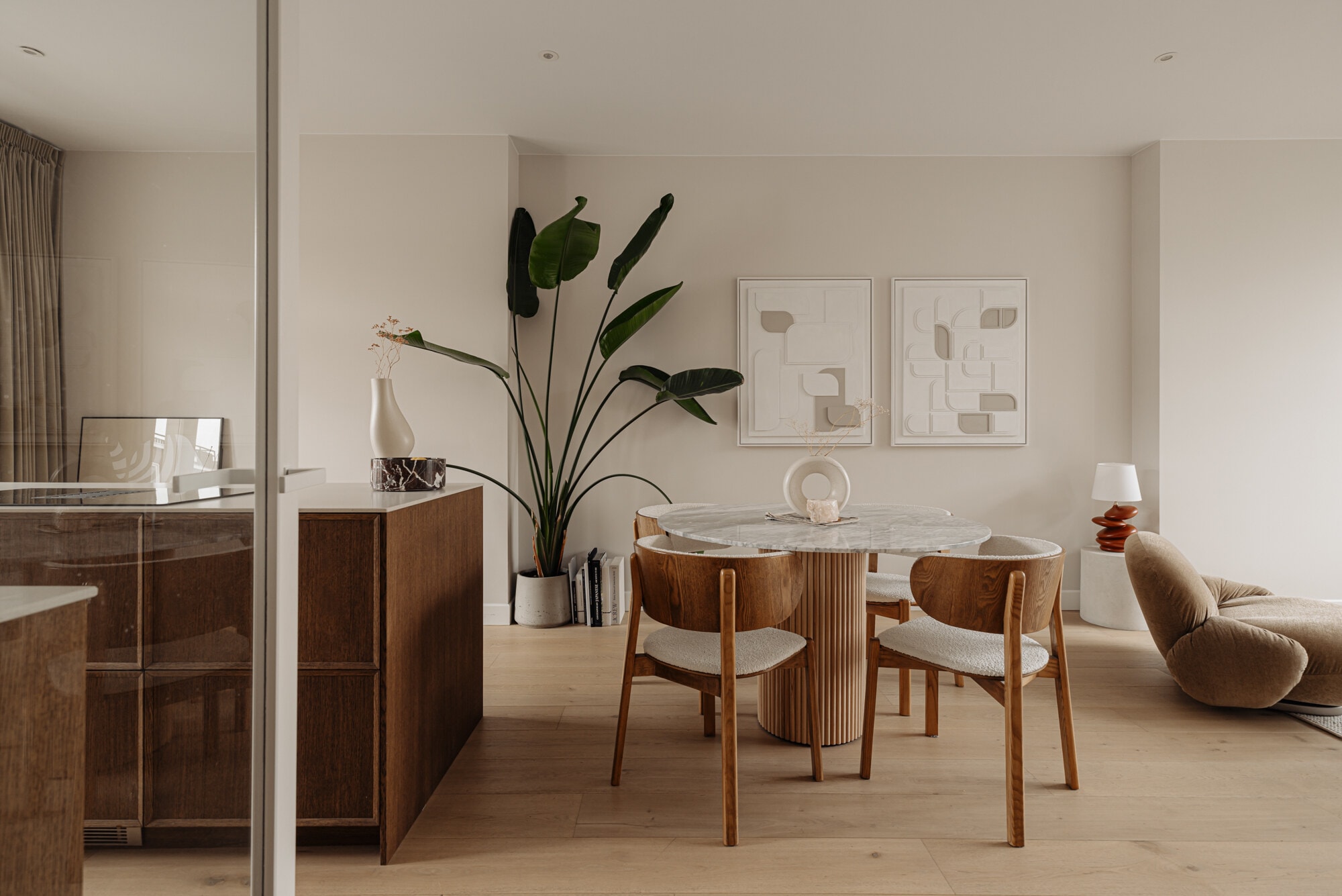 Woon- en eetkamer