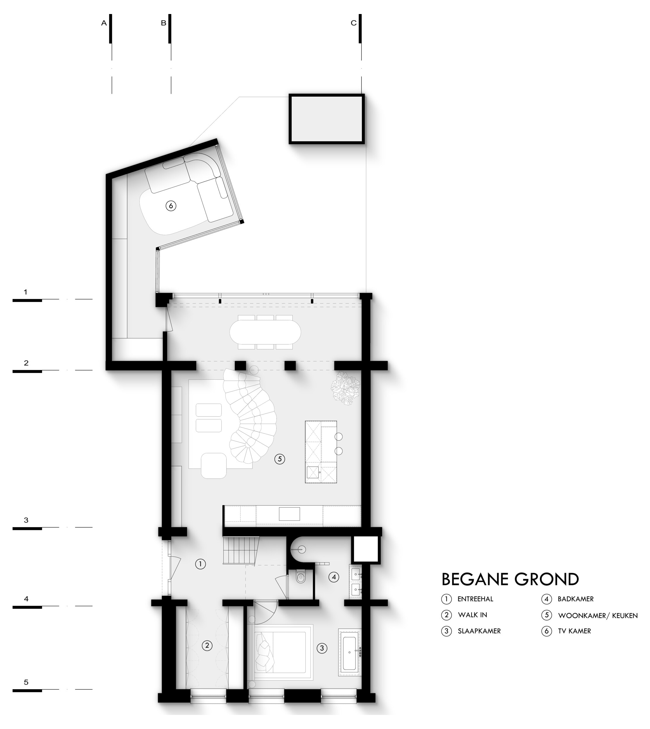 Plattegrond begane grond