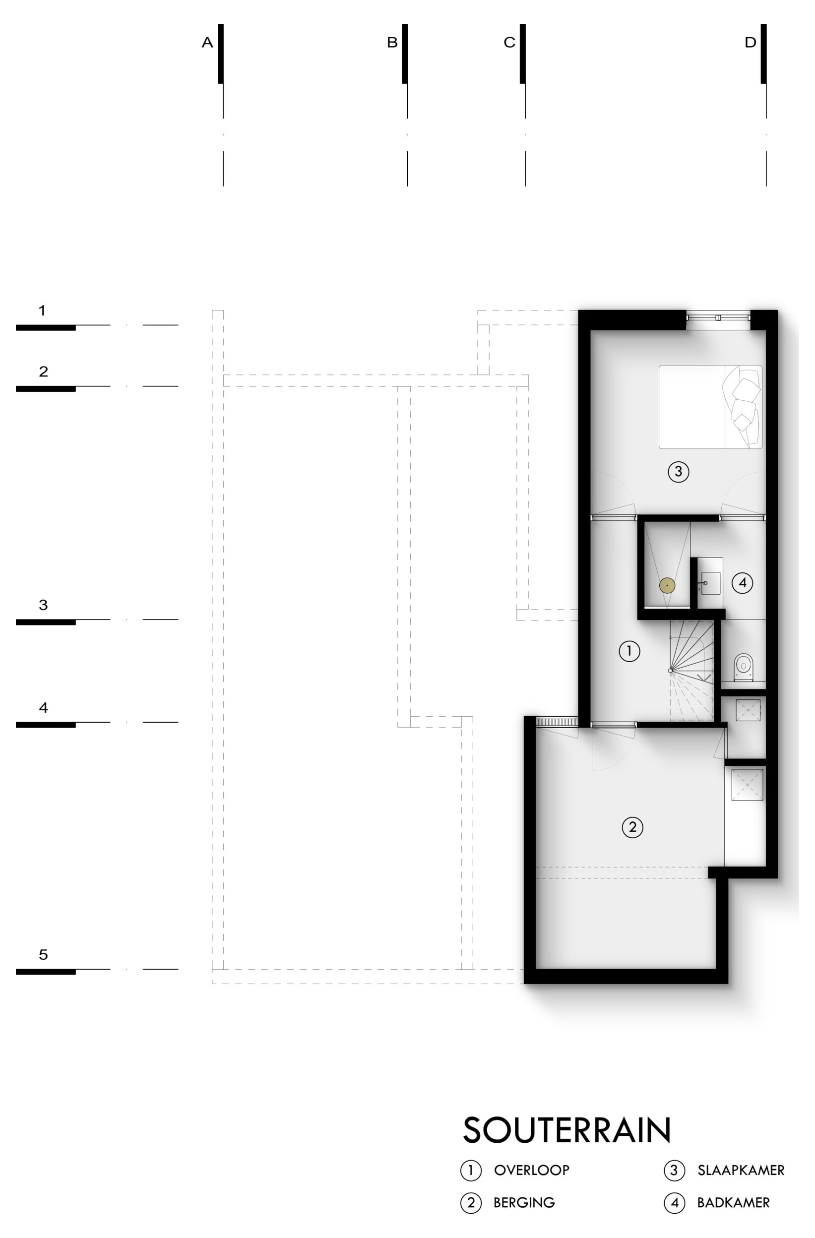 Plattegrond souterrain