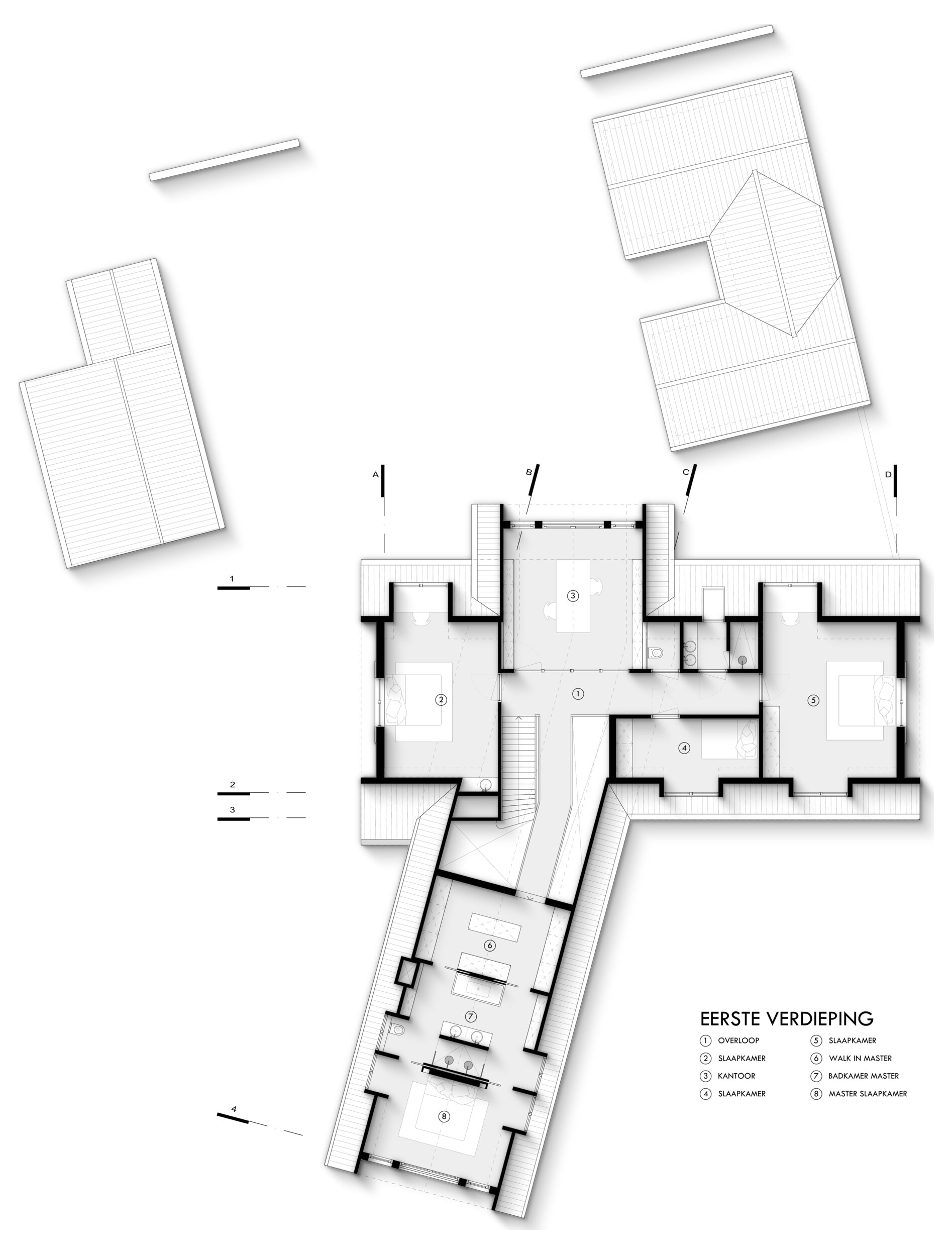Plattegrond eerste verdieping