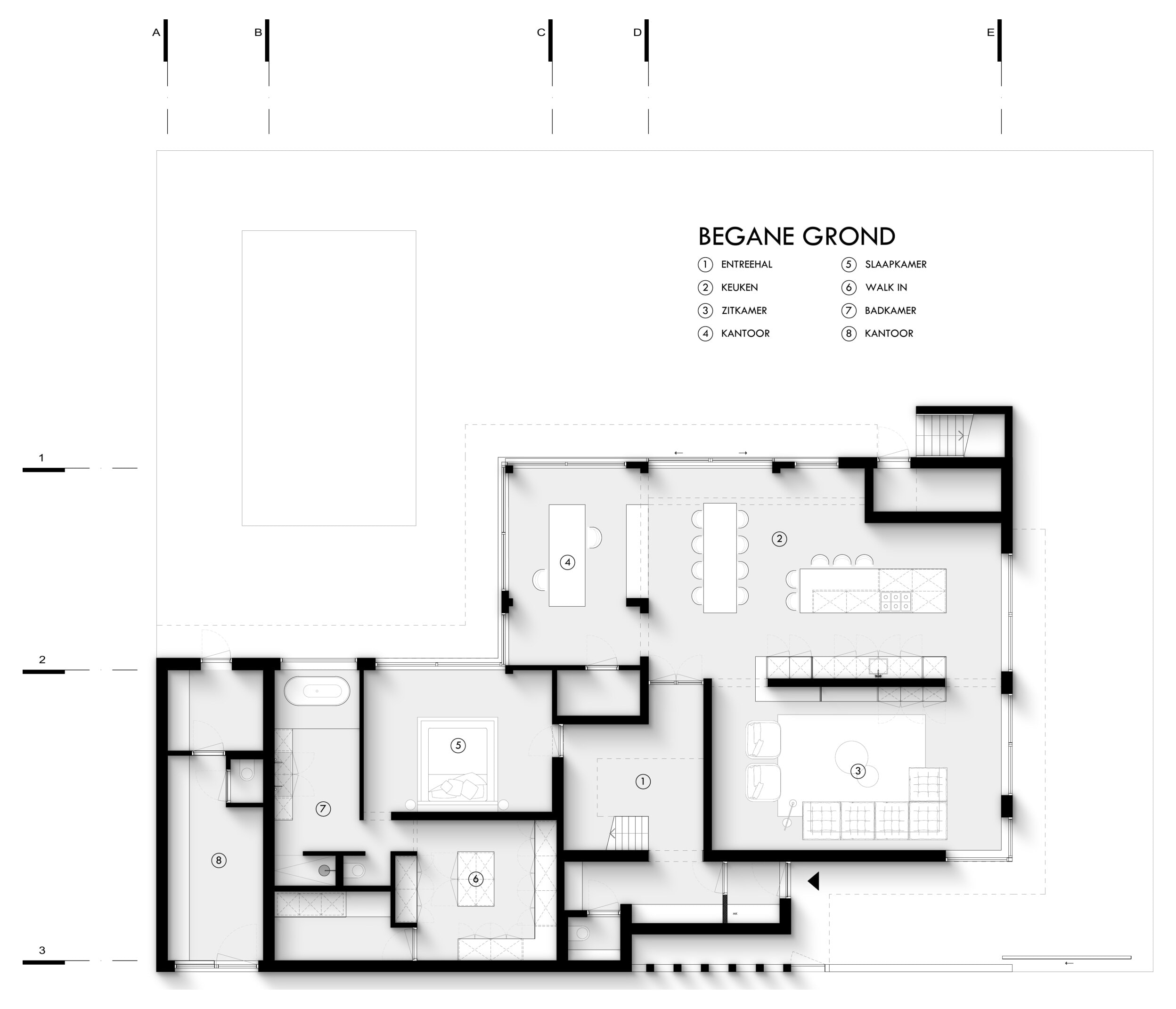Plattegrond begane grond