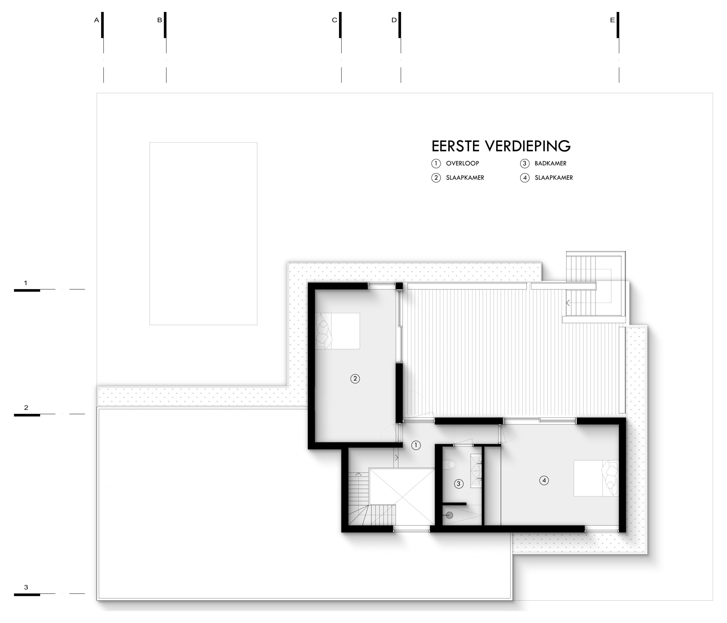 Plattegrond eerste verdieping